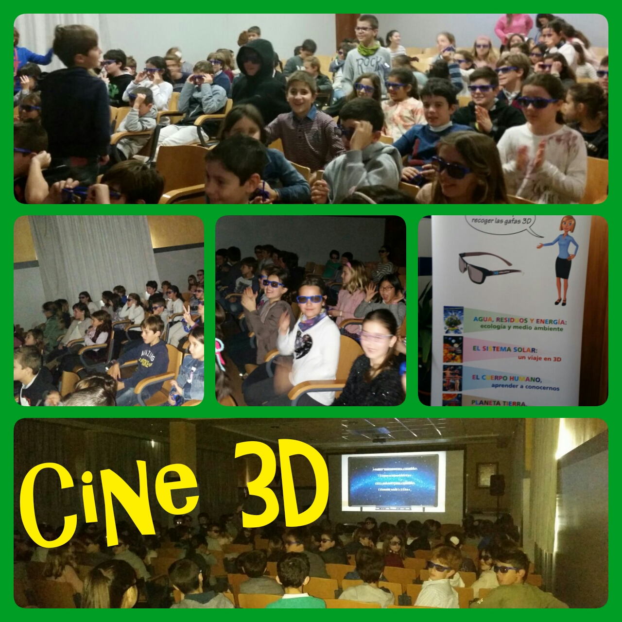 El Cine 3D Vino al Colegio